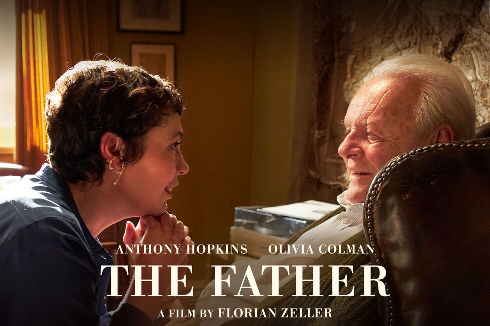 With Anthony Hopkins in Father Movie