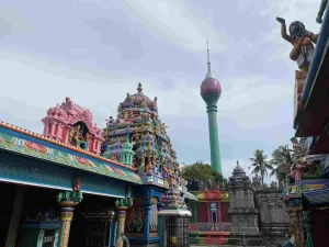 Colombo Kovil and Lotus Tower
